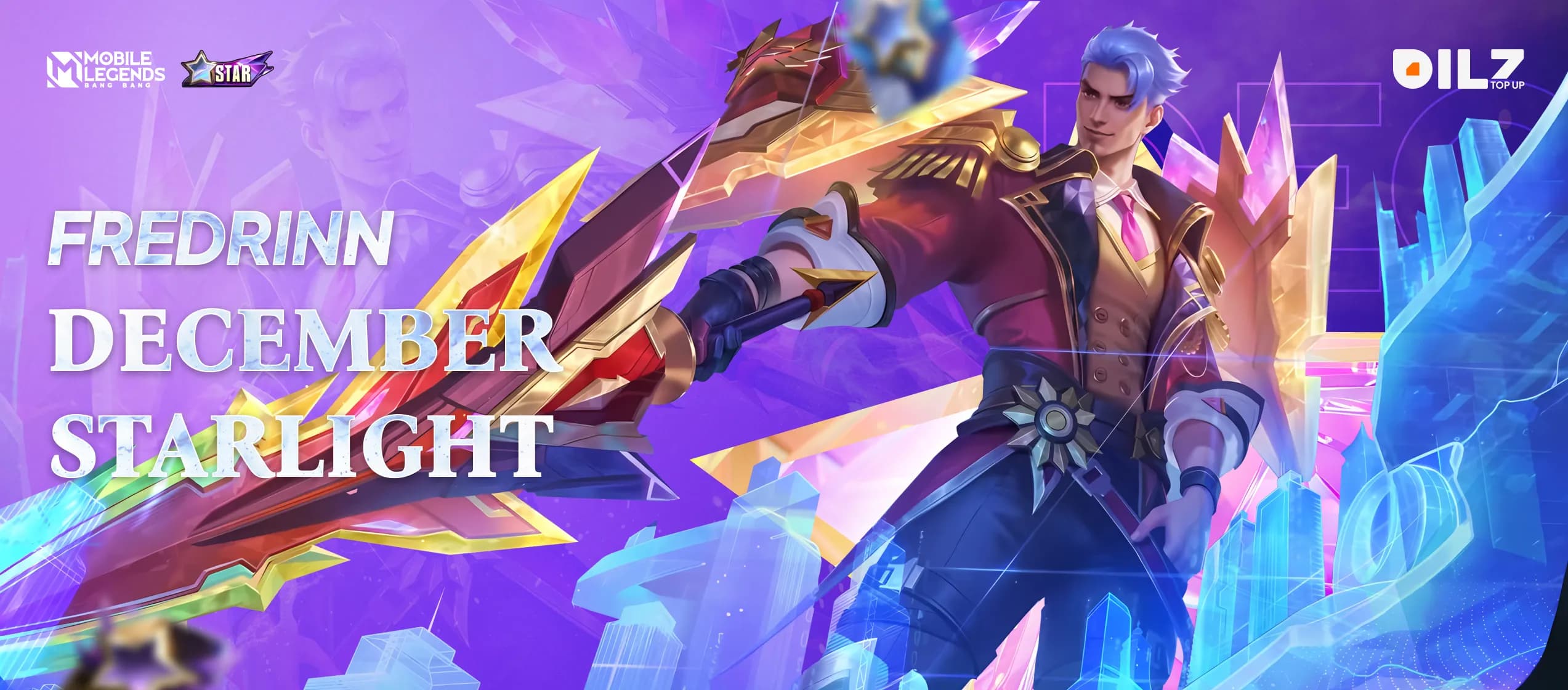 Fredrinn Starlight Desember 2025 MLBB: Skin, Periode, dan Cara Dapatnya