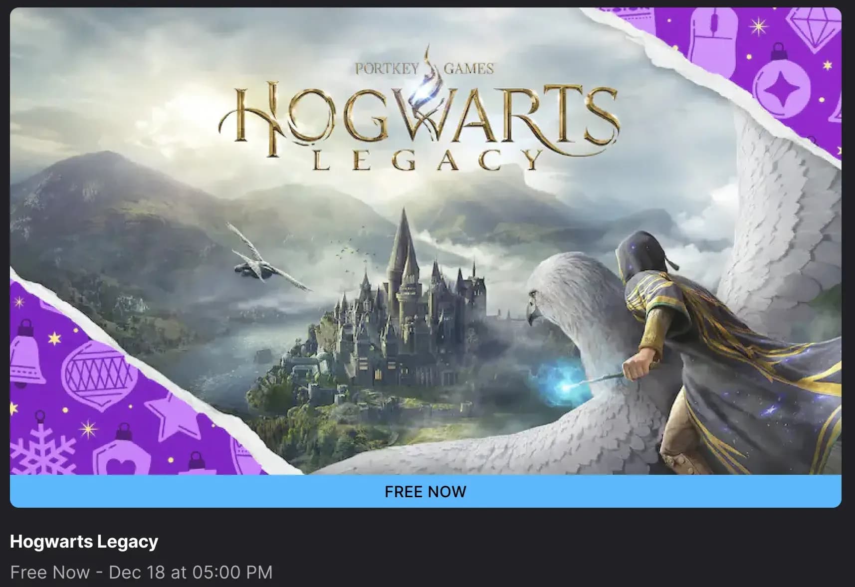 GRATIS! Hogwarts Legacy Gratis di Epic Games Store – Cara Klaim & Info Lengkap (Dilers Wajib Tahu)