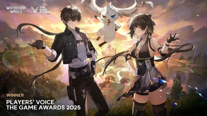 BANSOS CAIR COY! Wuthering Waves Menang Player’s Voice di The Game Awards 2025, Kalahkan Genshin Impact