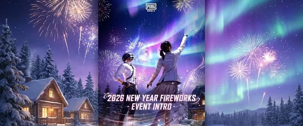 PUBG MOBILE New Year Fireworks 2026 Hadir 1 Januari, Lebih Lama & Meriah