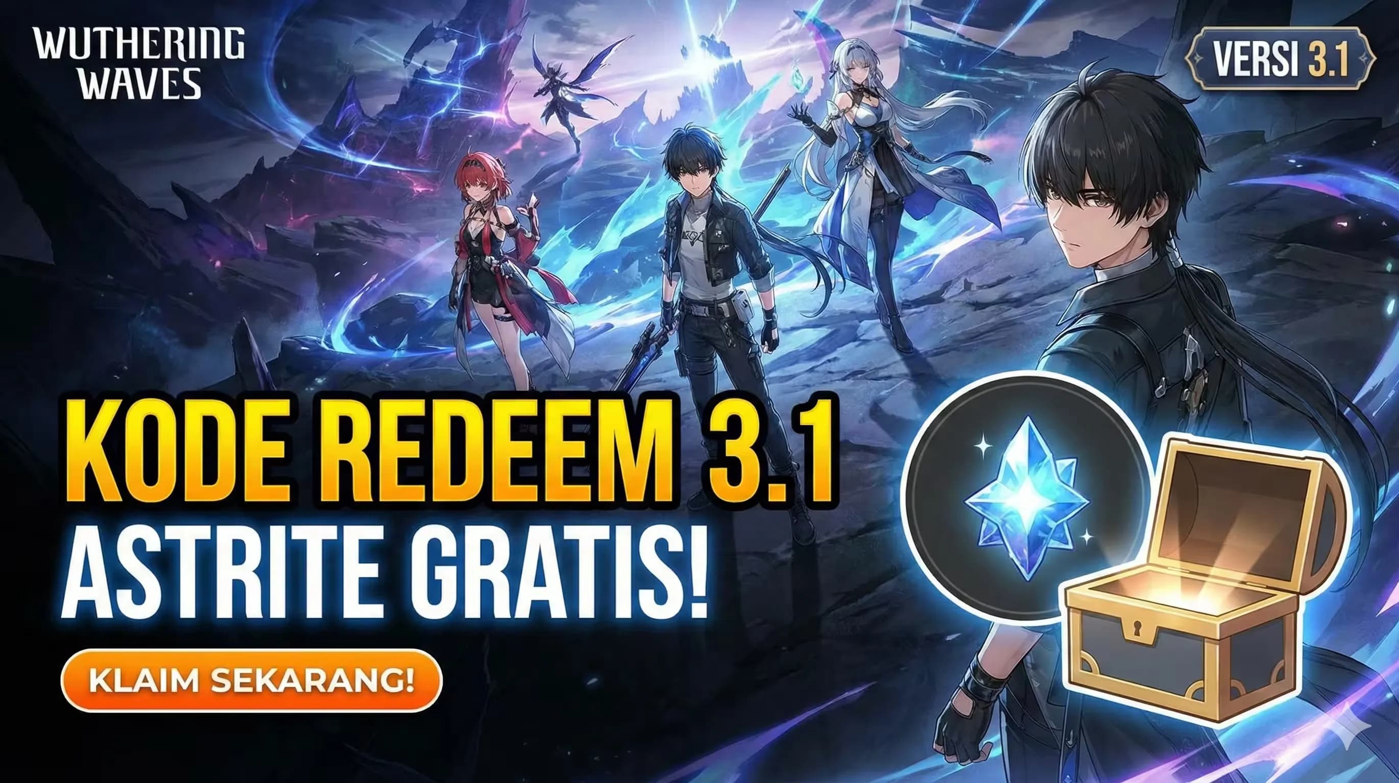 Kode Redeem Wuthering Waves 3.1: Klaim Astrite Gratis Sekarang!