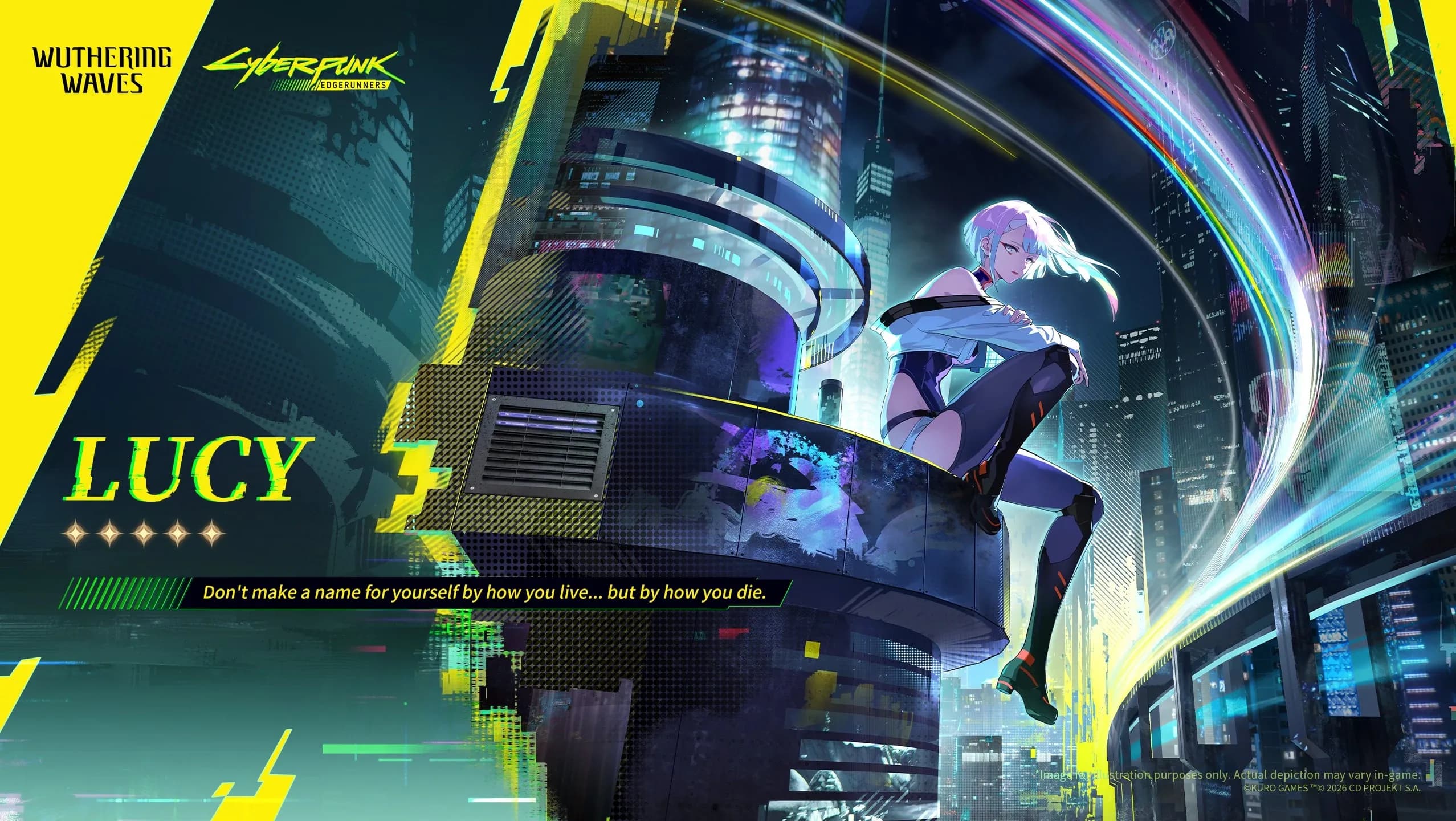 Bocoran Skill Lucy Wuthering Waves x Cyberpunk: Edgerunners!